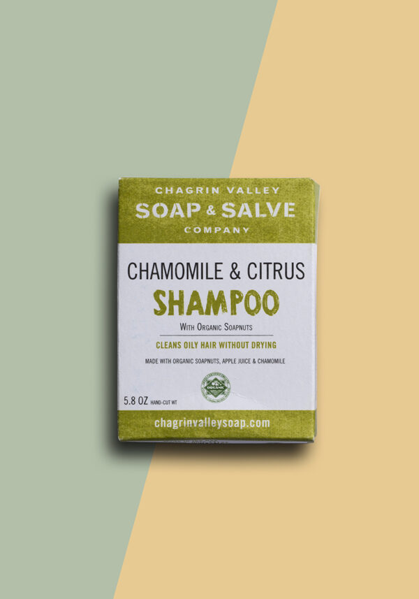 chamomile citrus shampoo bar