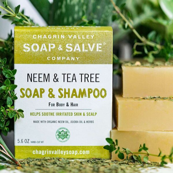 neem tea tree shampoo zeep body bar